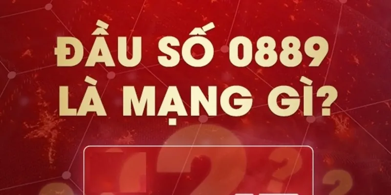 0889 là đầu số đẹp của Vinaphone