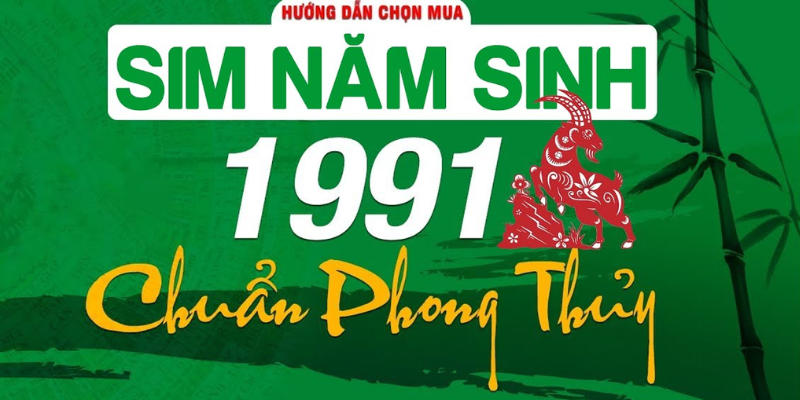 Mua sim sinh năm 1991 đảm bảo phong thủy để tăng vượng khí